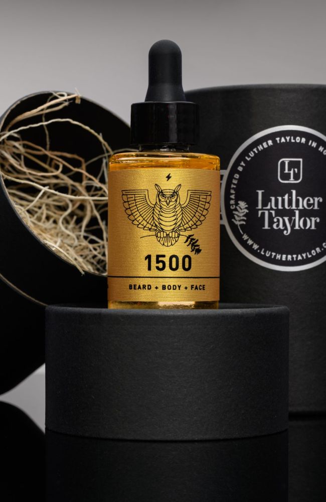 Luther Taylor Luxury Beard Oil 1500 scent