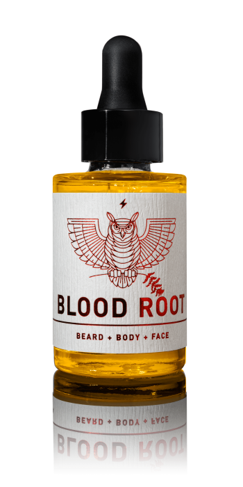 Blood Root Beard Oil 100% Organic Jojoba